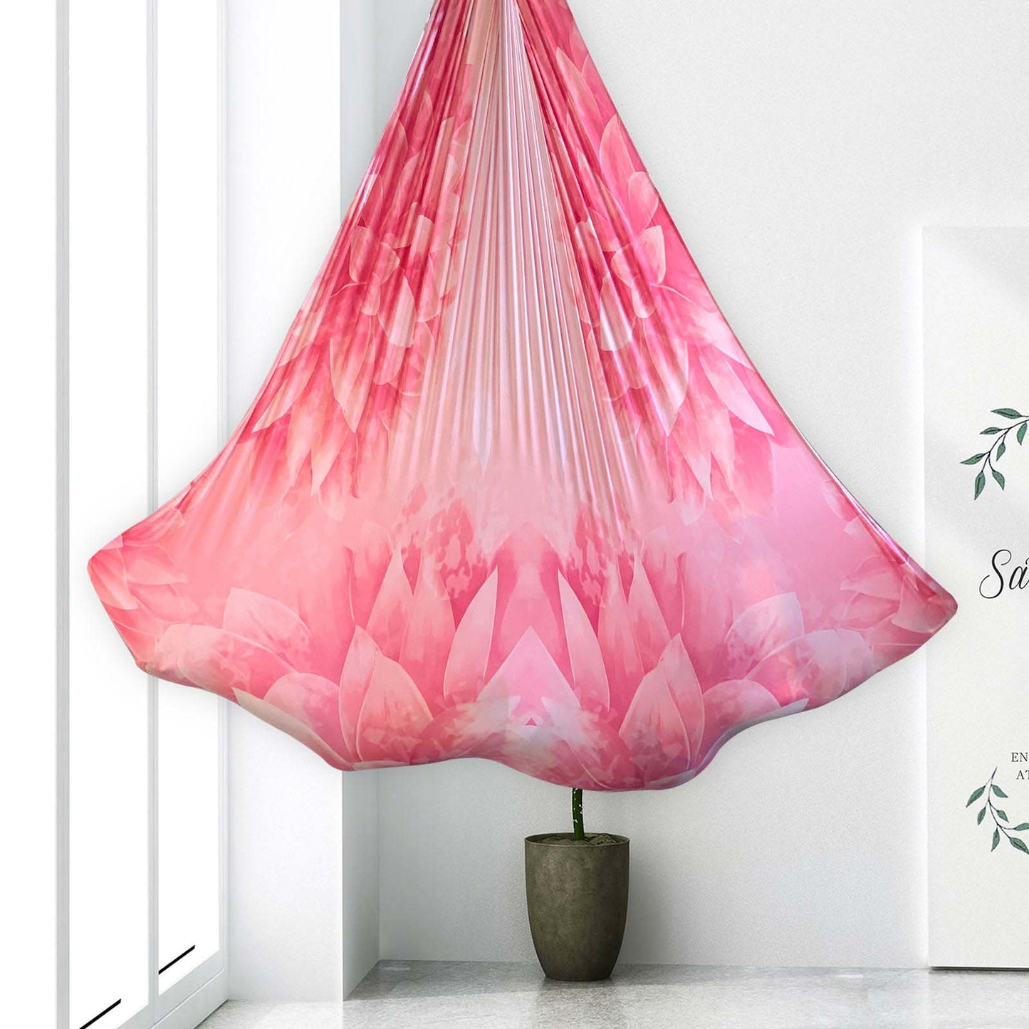 Premier Aerial Yoga Hammock Silks - Chair Swing for Calming - Air Yoga for Sensory Overload