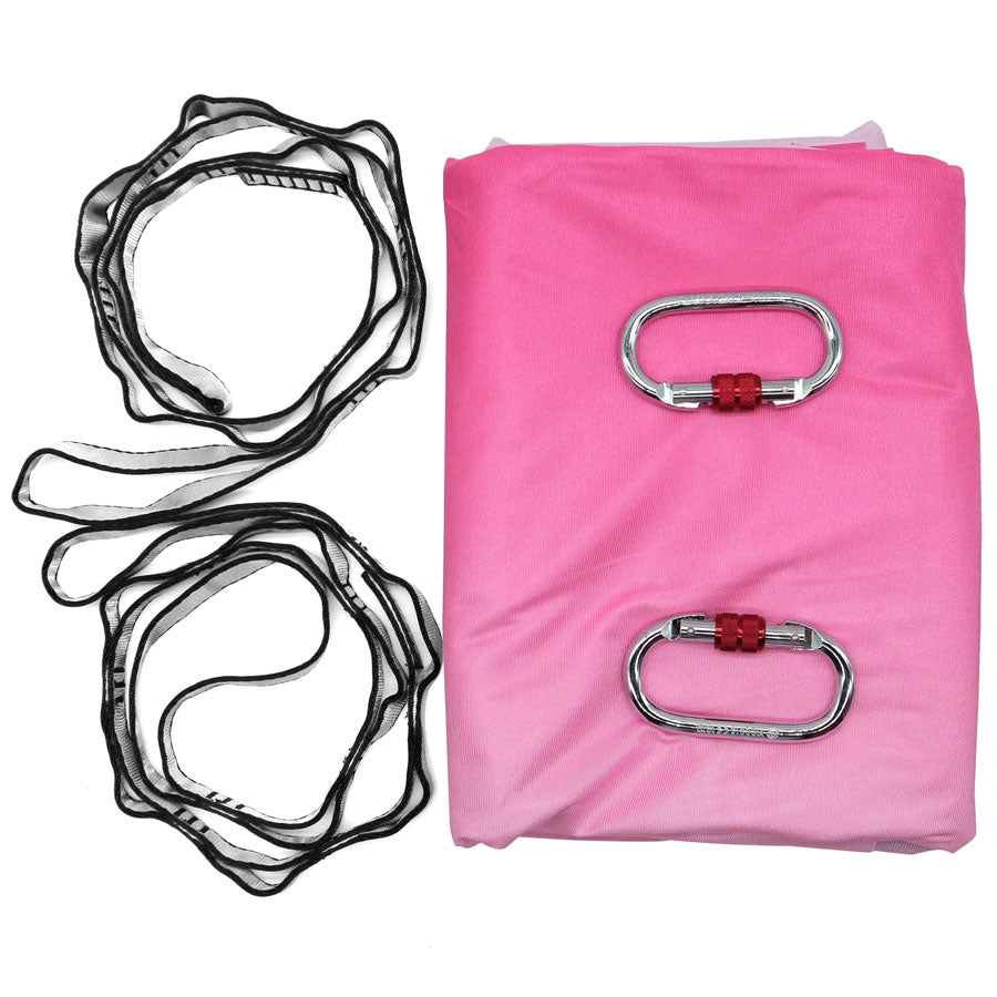 Deluxe Silk Hammock Yoga Set - Inversion Therapy Benefits - Sensory Room Equipment for Sensory Processing Disorders