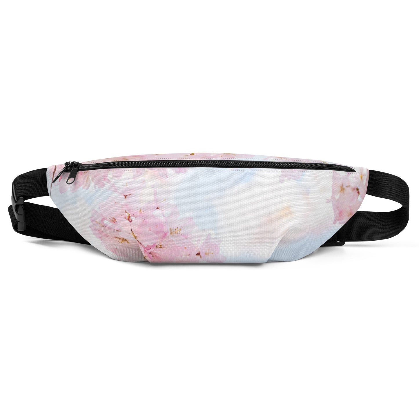 Cherry Blossom Print Fanny Pack - Flower Picture Carrier Bag