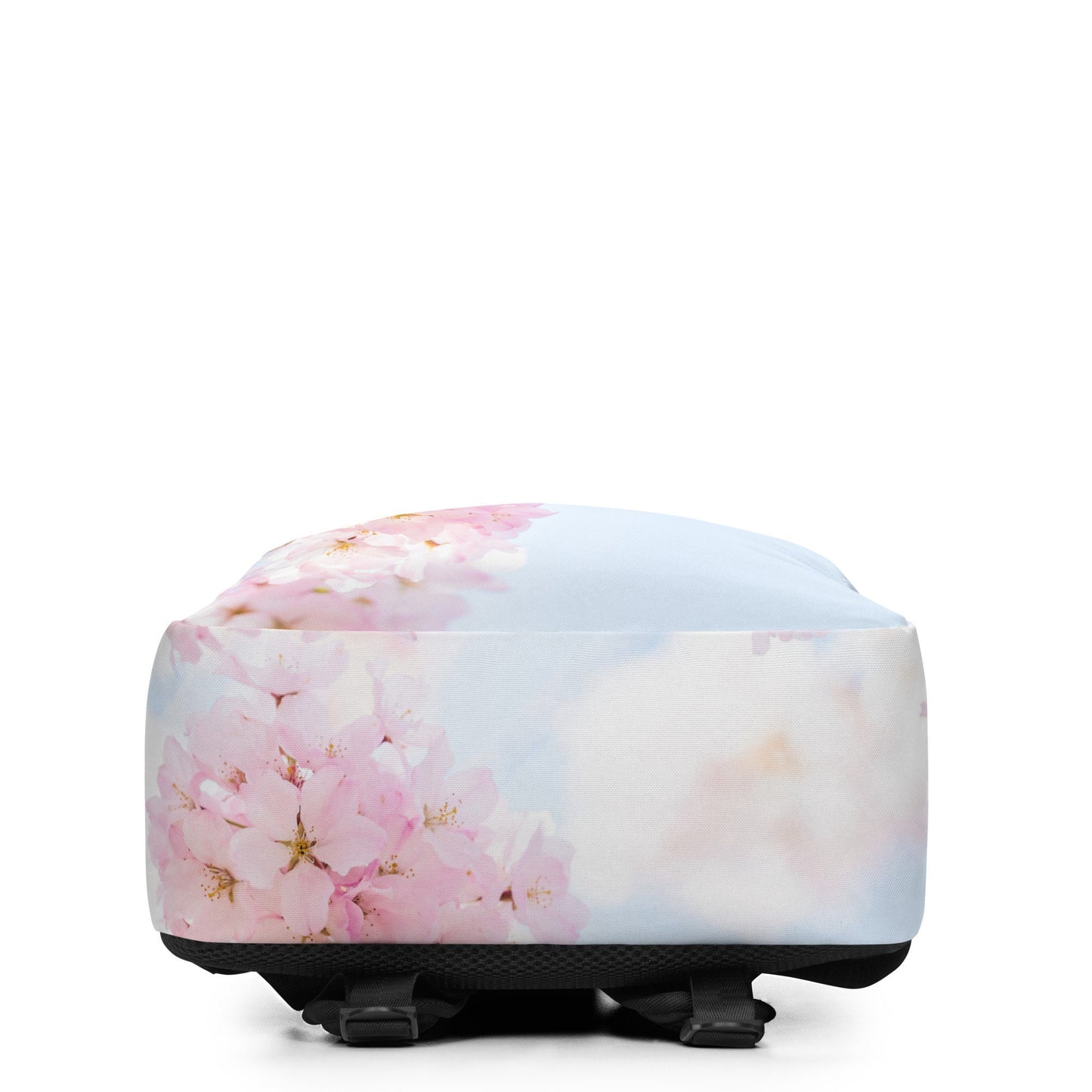 Cherry Blossom Print Minimalist Backpack - Floral Design Carrier Bag