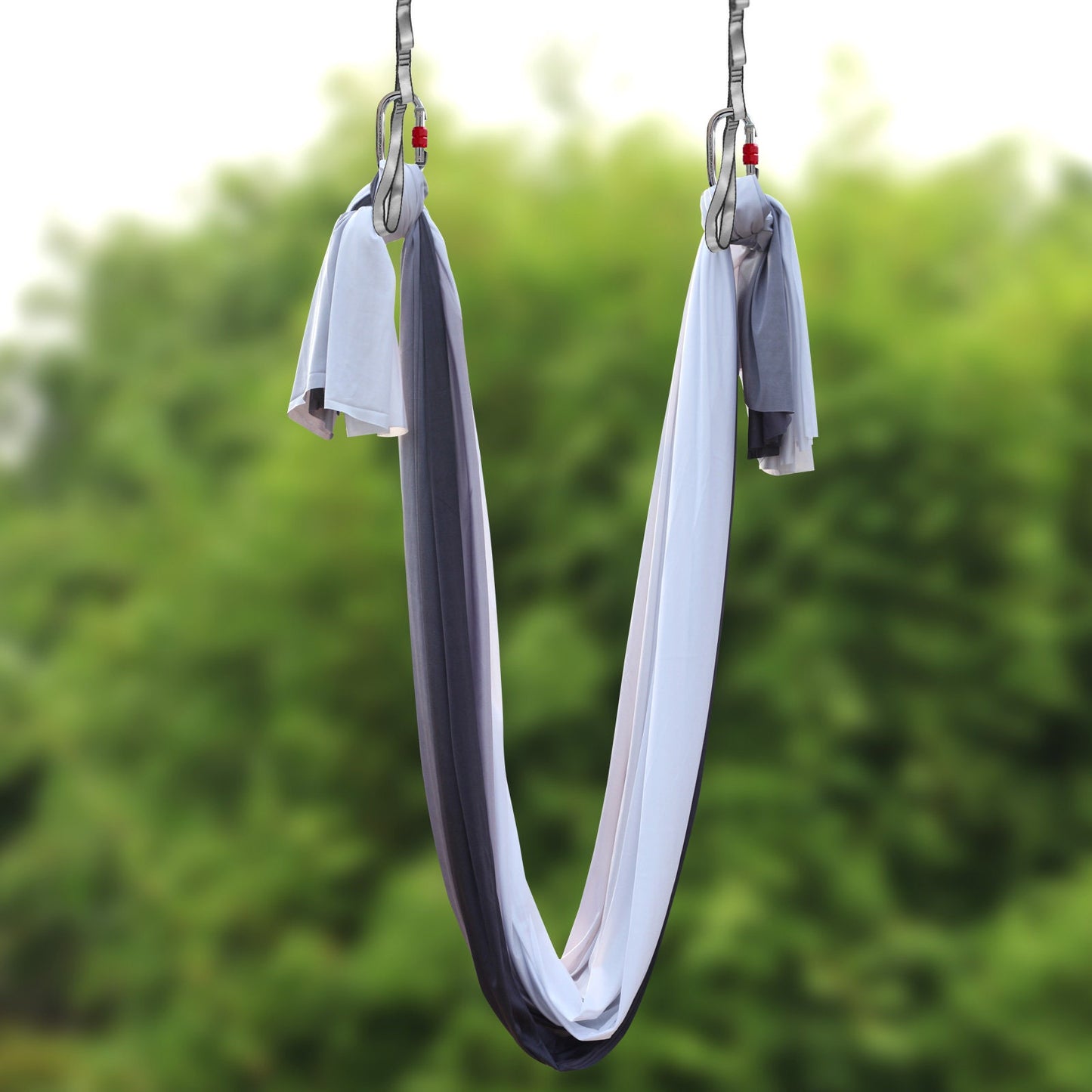 Black to White Gradient Aerial Hammock