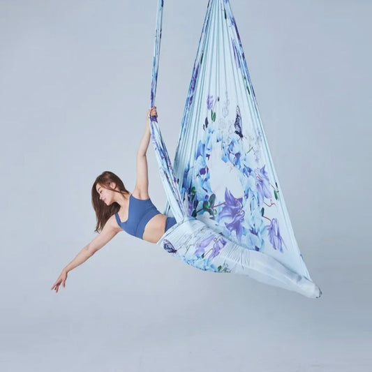 Spring Print Aerial Hammock Posed Picture by Stick by Stick Designs